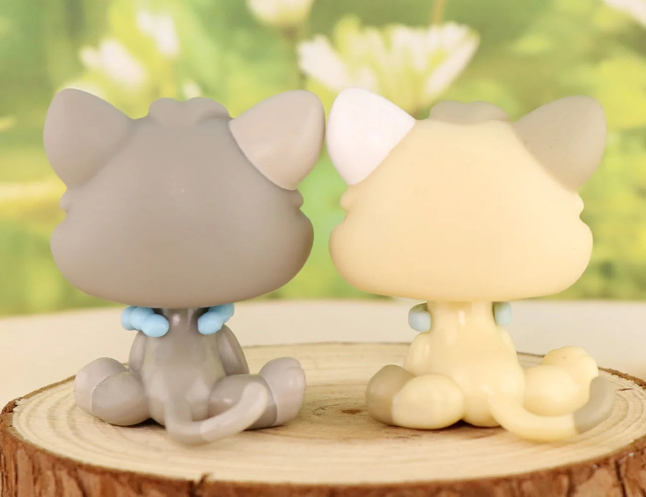 Mini Pet Shop Little Baby Cat#1607 #1074 With Necklace Kid Gift Girl - Loving Babies & Pets Shop