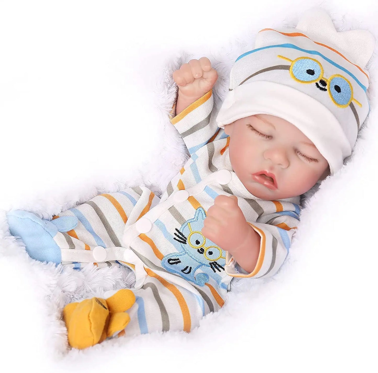 Reborn Baby Dolls - 12 Inch Realistic Sleeping Newborn Small Baby Doll for 3 + Year Old Kids - Loving Babies & Pets Shop