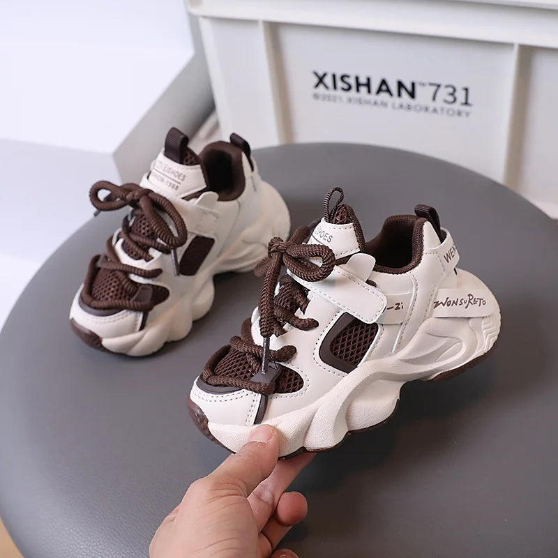 Spring Autumn Boys Girls Shoes Sports Mesh Breathable Shoes Children Baby Walking Sneakers Soft Sole Casual Running Shoes - Loving Babies & Pets Shop