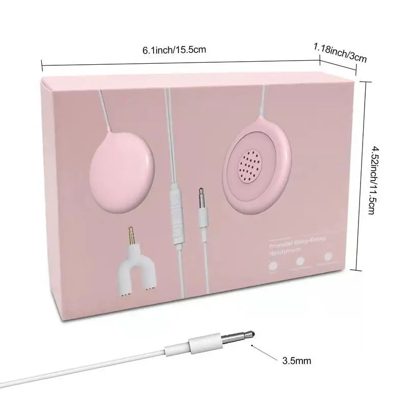 Pregnancy Belly Speaker Safe Pregnancy Earphones Gentle Belly Headphones Shower Party Gifts Universal Comfortable Pregnant - Loving Babies & Pets Shop