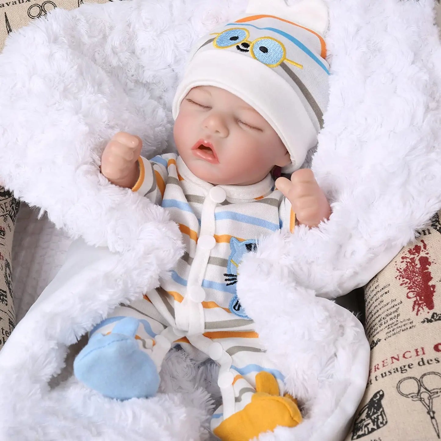 Reborn Baby Dolls - 12 Inch Realistic Sleeping Newborn Small Baby Doll for 3 + Year Old Kids - Loving Babies & Pets Shop