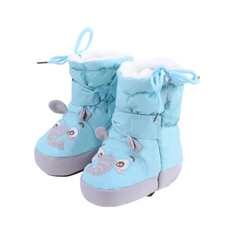 BabyCuddle 2023 High Tube Cotton Shoes – Cozy Velvet Foot Cover for Warmth