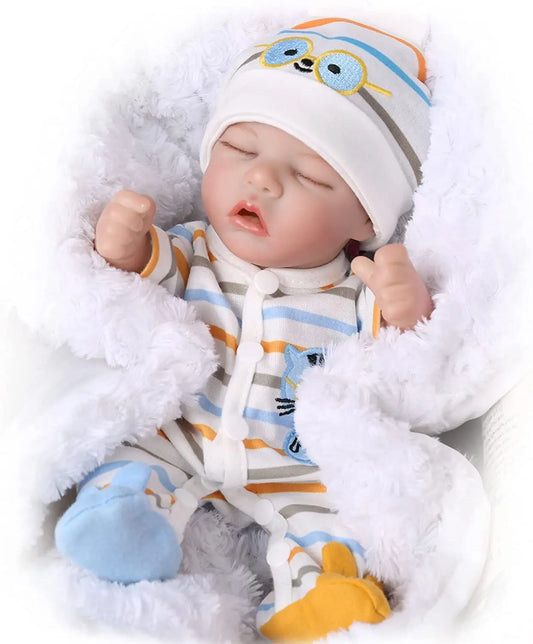Reborn Baby Dolls - 12 Inch Realistic Sleeping Newborn Small Baby Doll for 3 + Year Old Kids - Loving Babies & Pets Shop