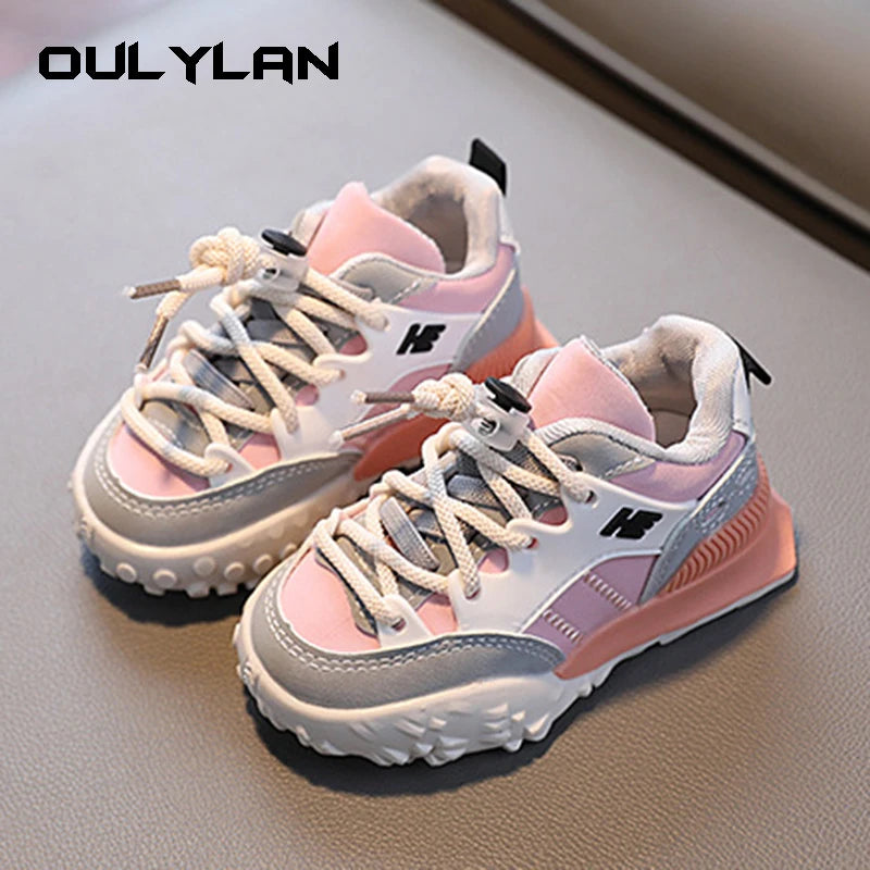 Child Walking Shoes Boys Outdwear Sports Running Shoes Trekking Children's Sneakers Girls Anti-Slip Trendy Casual Baby Shoes