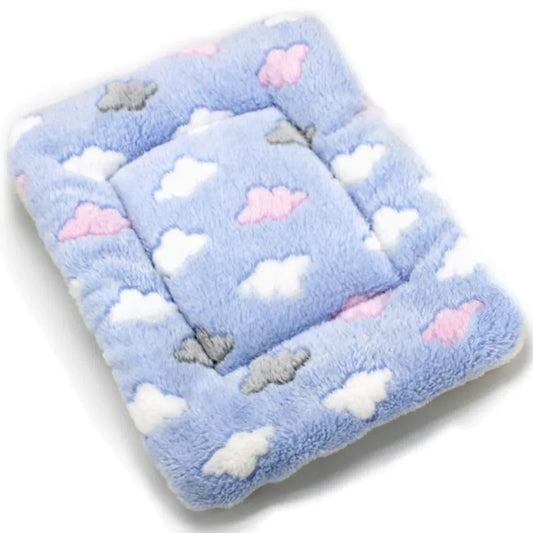 Soft Cat Bed Mats Warm Dog Bed Soft Fleece Pet Blanket Puppy Sleep Mat Kitten Mattress Cushion for Small Dogs Cat Accessories