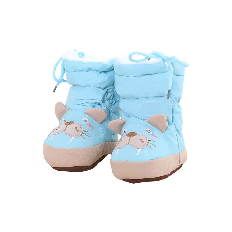 BabyCuddle 2023 High Tube Cotton Shoes – Cozy Velvet Foot Cover for Warmth