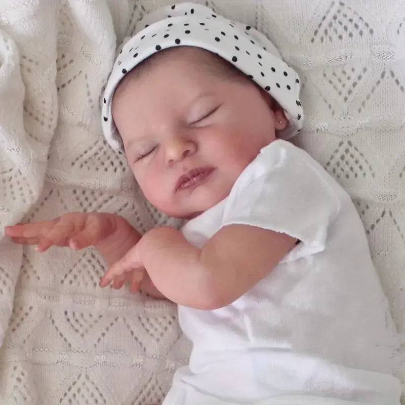 21inch 52cm Already Painted Finished Reborn Baby Doll Laura Handmade Reborn Preemie Baby Newborn Kids Toy Figure Gift Girl Dolls - Loving Babies & Pets Shop