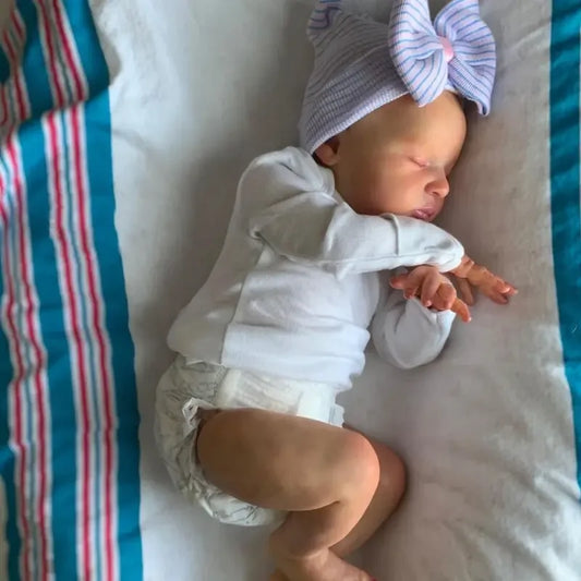 21inch 52cm Already Painted Finished Reborn Baby Doll Laura Handmade Reborn Preemie Baby Newborn Kids Toy Figure Gift Girl Dolls - Loving Babies & Pets Shop