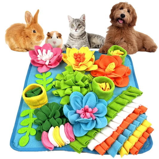 Pet Sniffing Pad Dog And Cat Foraging Toys Indoor Play Eating Mat Relieve Stress Release Energy Treasure Hunting Slow Food - Loving Babies & Pets Shop