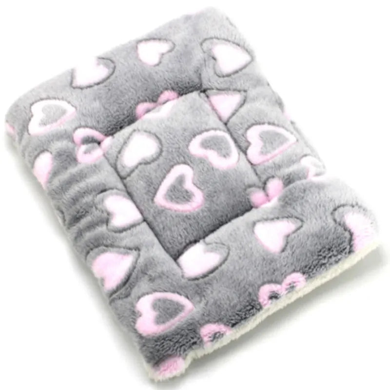 Soft Cat Bed Mats Warm Dog Bed Soft Fleece Pet Blanket Puppy Sleep Mat Kitten Mattress Cushion for Small Dogs Cat Accessories