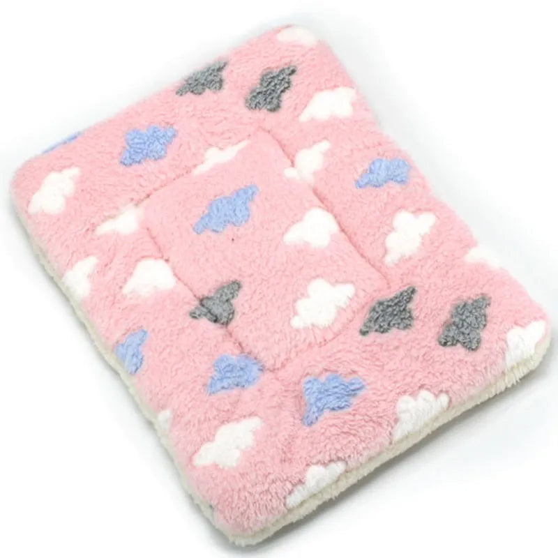 Soft Cat Bed Mats Warm Dog Bed Soft Fleece Pet Blanket Puppy Sleep Mat Kitten Mattress Cushion for Small Dogs Cat Accessories