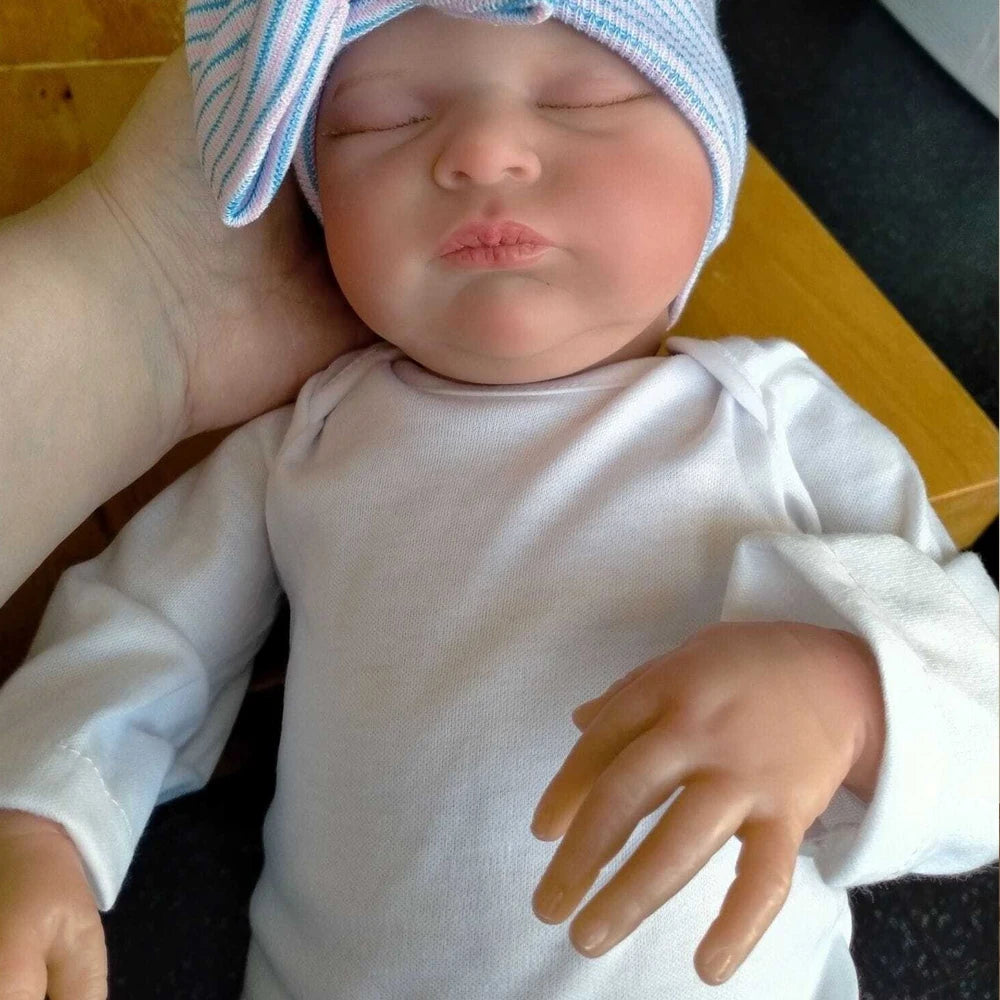 21inch 52cm Already Painted Finished Reborn Baby Doll Laura Handmade Reborn Preemie Baby Newborn Kids Toy Figure Gift Girl Dolls - Loving Babies & Pets Shop