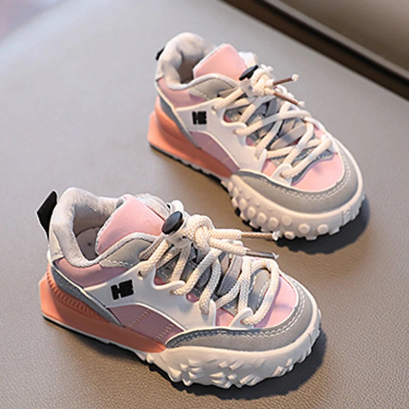 Child Walking Shoes Boys Outdwear Sports Running Shoes Trekking Children's Sneakers Girls Anti-Slip Trendy Casual Baby Shoes