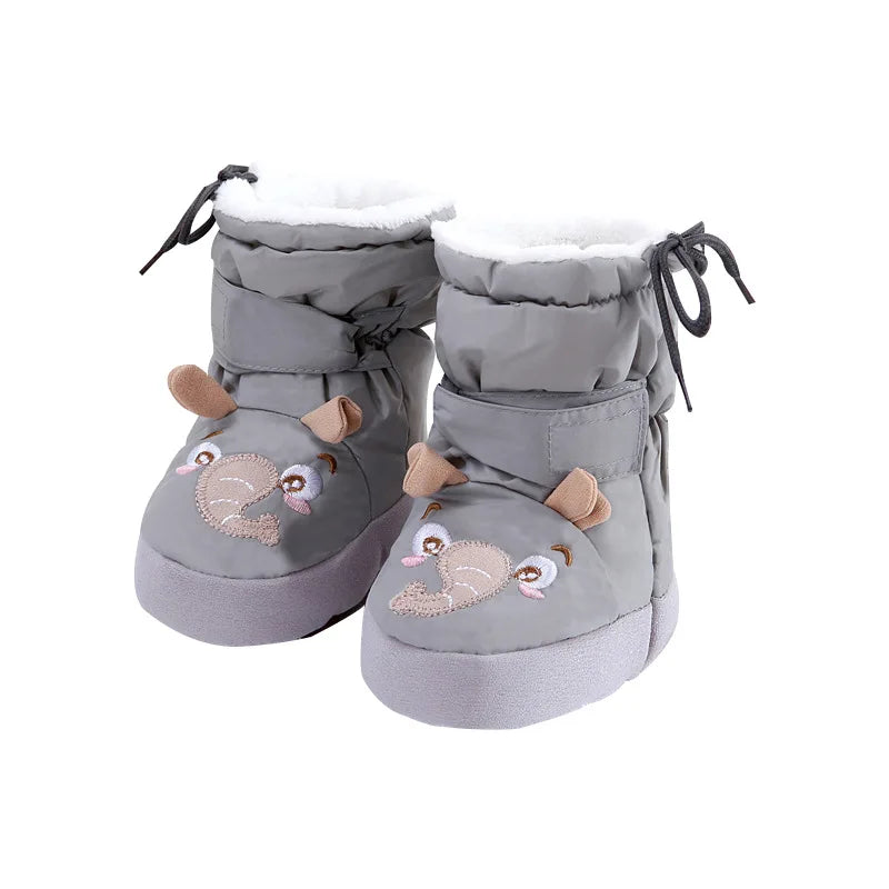 BabyCuddle 2023 High Tube Cotton Shoes – Cozy Velvet Foot Cover for Warmth