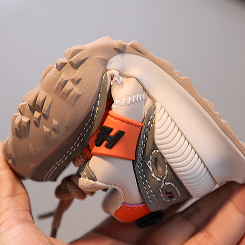 Child Walking Shoes Boys Outdwear Sports Running Shoes Trekking Children's Sneakers Girls Anti-Slip Trendy Casual Baby Shoes