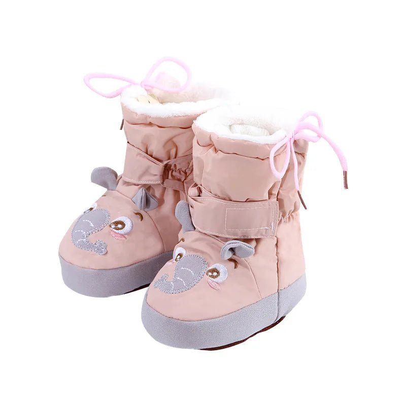 BabyCuddle 2023 High Tube Cotton Shoes – Cozy Velvet Foot Cover for Warmth