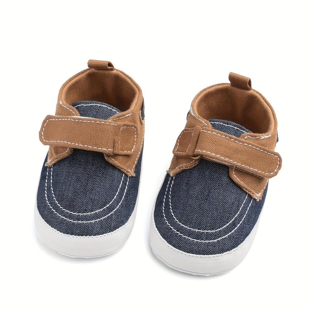 Casual Comfortable Sneakers For Baby Boys, Lightweight Non Slip Walking Shoes For Indoor Outdoor, All Seasons