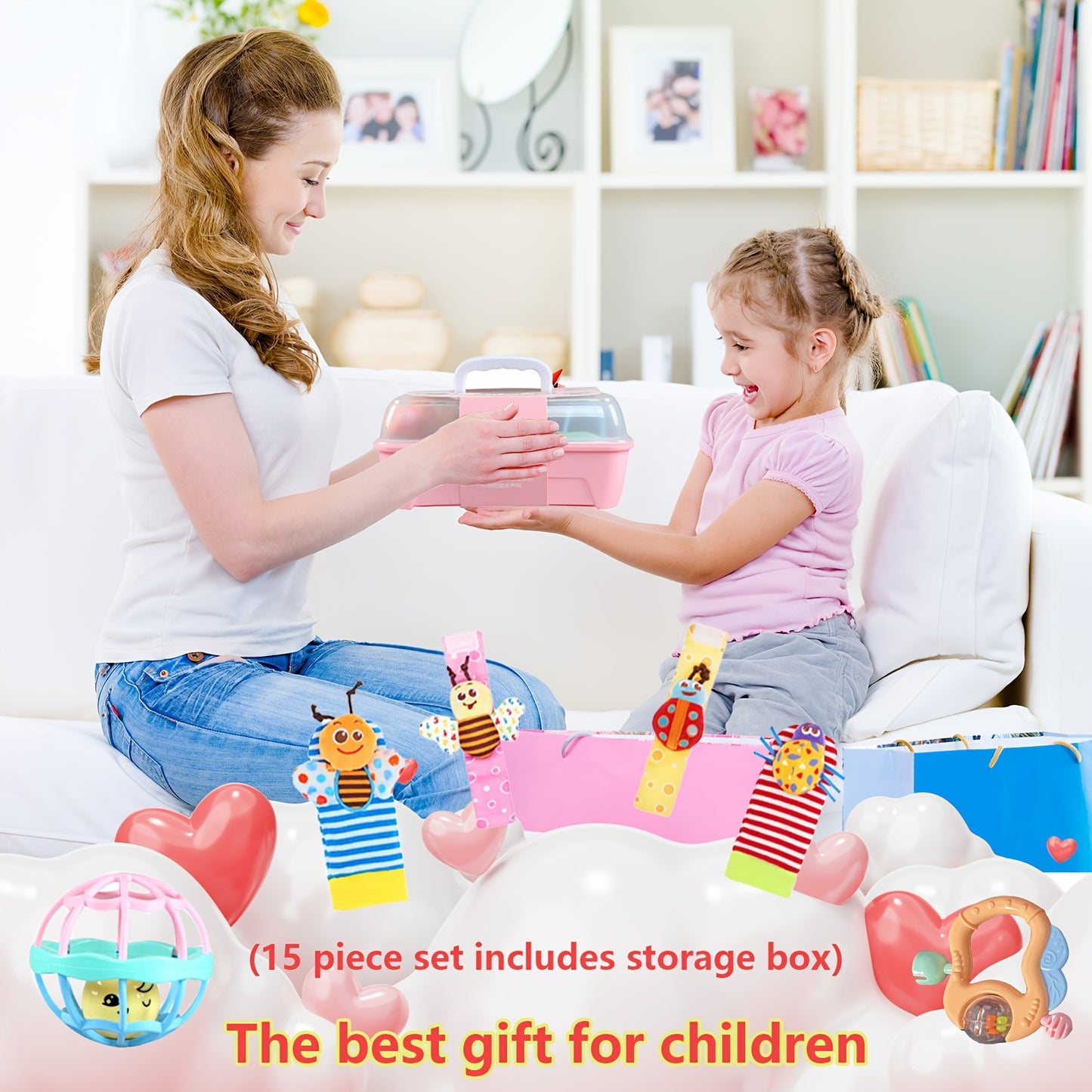 Europe Hot Baby Toys Sensory Rattle Wrist Socks Educational Gifts for Newborns and Infants