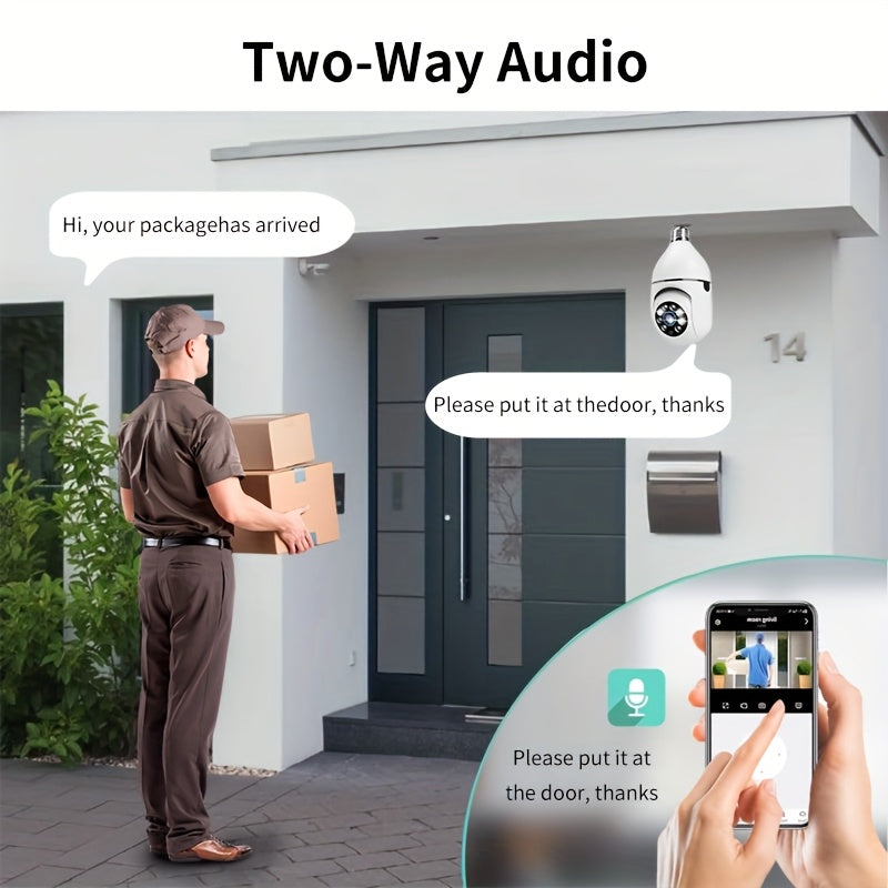 6pcs Wireless Security Cameras with 360 Degree Pan Tilt Two Way Audio Night Vision