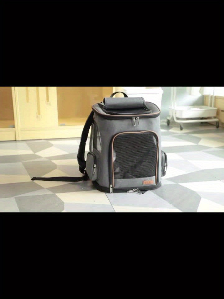 Lekesky Expandable Pet Carrier Backpack Breathable Mesh