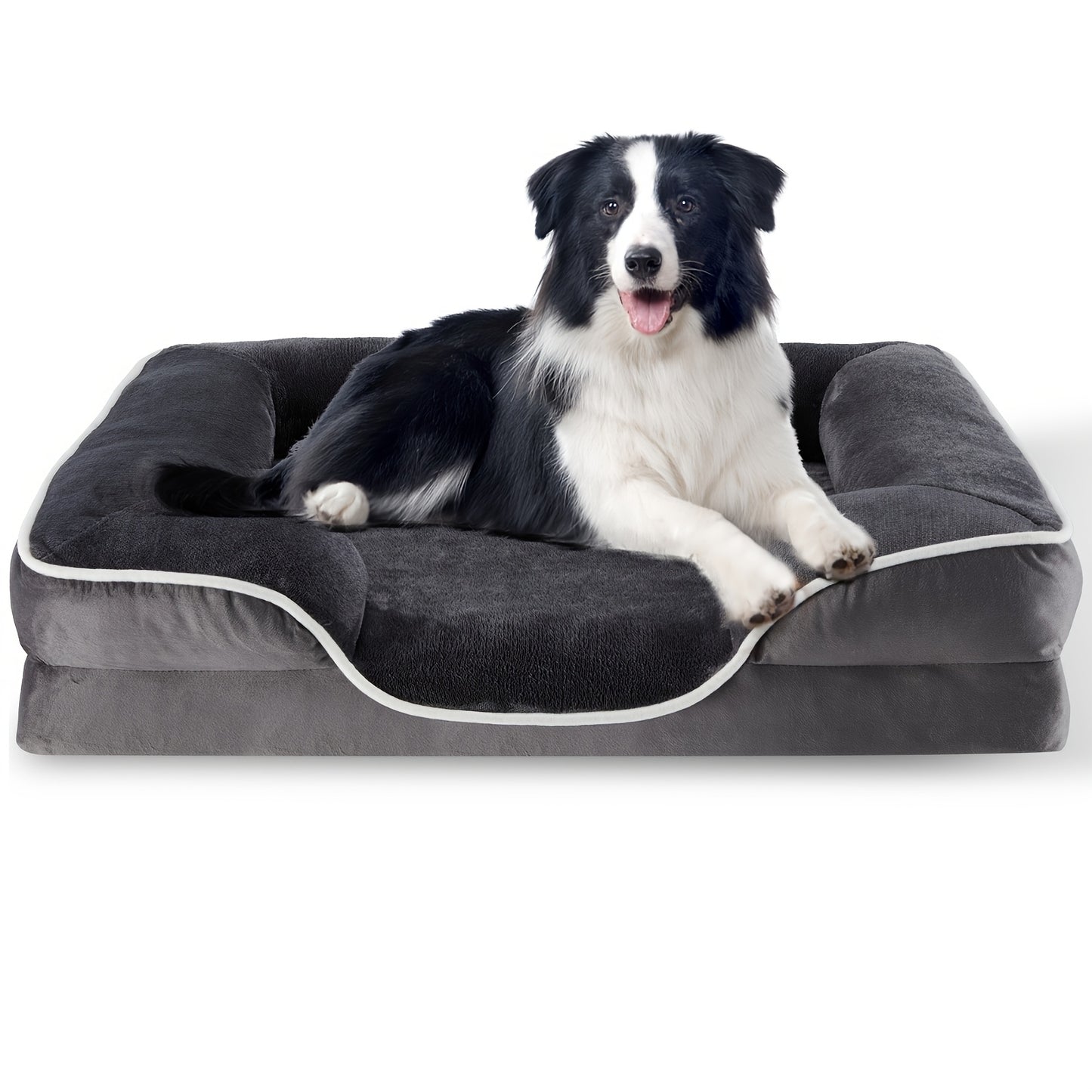 FluffyDream Orthopedic Dog Bed with Egg-Crate Memory Foam for All Dog Sizes and Travel