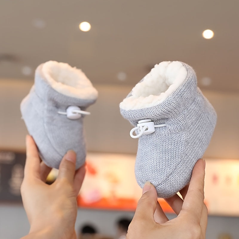 Winter Baby Warm Shoes Ankle High Soft Comfortable Walking Shoes for Newborns