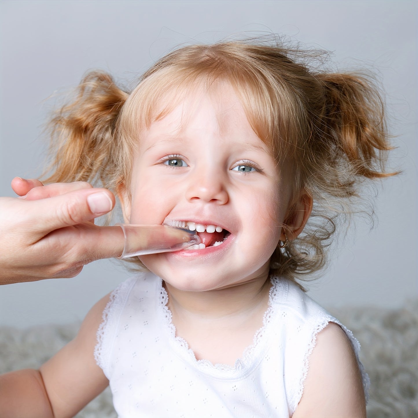 Baby Finger Toothbrush Set for Newborns and Toddlers Silicone Oral Cleaner and Massager 4pcs