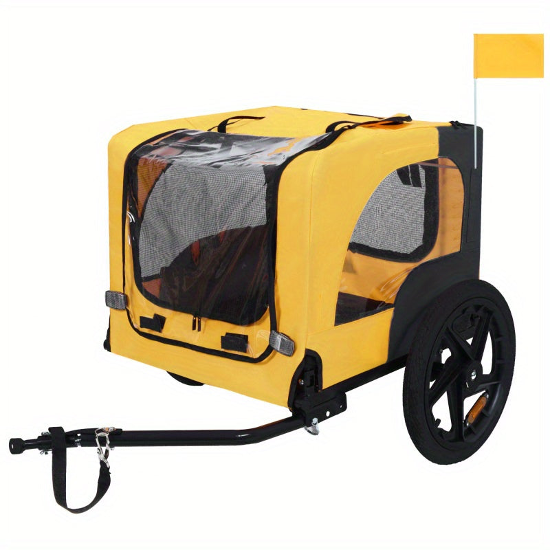 Bike Pulled Pet Trailer For Small And Medium Dogs Compact