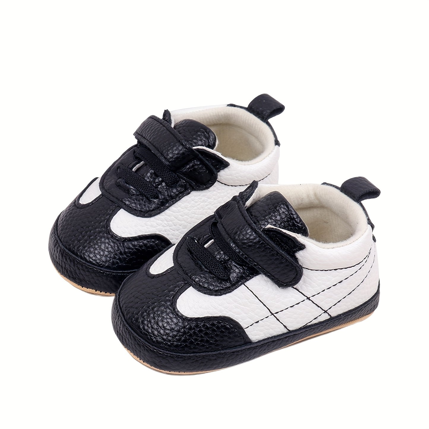 Adorable Plaid Kids Shoes For Boys And Girls With Breathable Flexible Sole And Hook Loop Fastener Strap For All Seasons