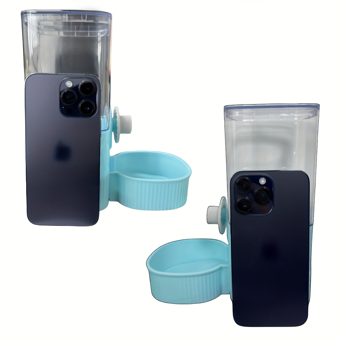 Automatic Hanging Gravity Pet Feeder And Water Dispenser Set With Cage Container Bowl