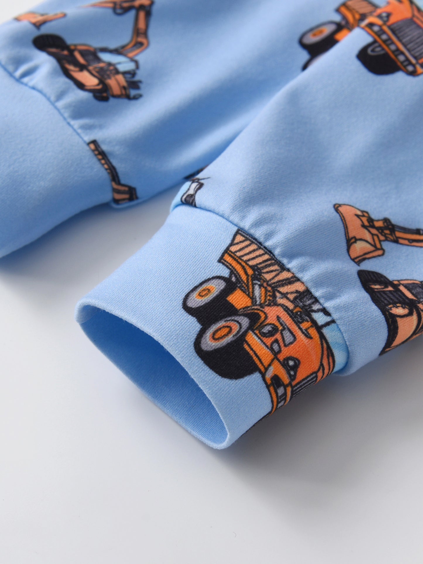 KuKitty Newborn Infant Baby Boy Clothes Outfits Set Long Sleeve Cars Print Romper Top and Pants Hat Clothing Suit, for Outdoor