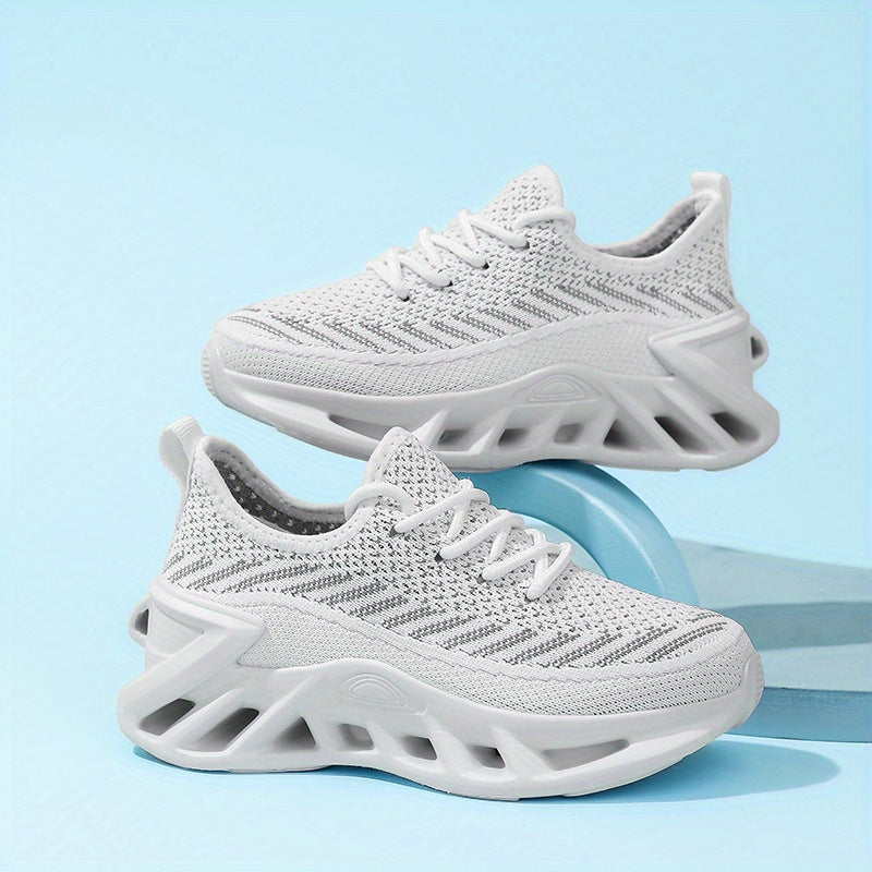 Everyday Comfort Kids Knit Sneakers Breathable Sports Shoes for Boys and Girls