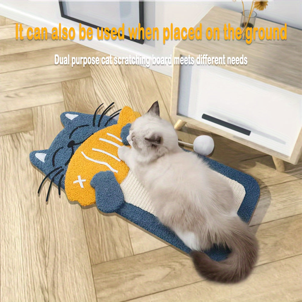 Sisal Cat Scratch Board Nest Integrated Toy Scratch Resistant Debris Free Cat Supplies