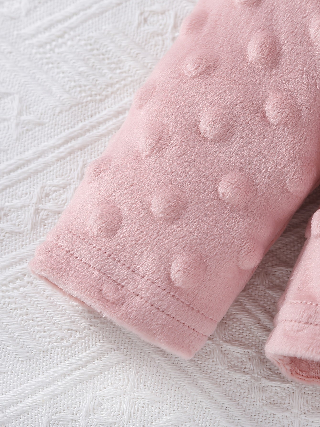 Autumn Winter Velvet Jumpsuit Set For Baby Girl Bear Print