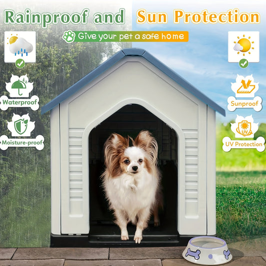 Vita Beata Durable Waterproof Dog House for Extra Small and Small Dogs Indoor Outdoor