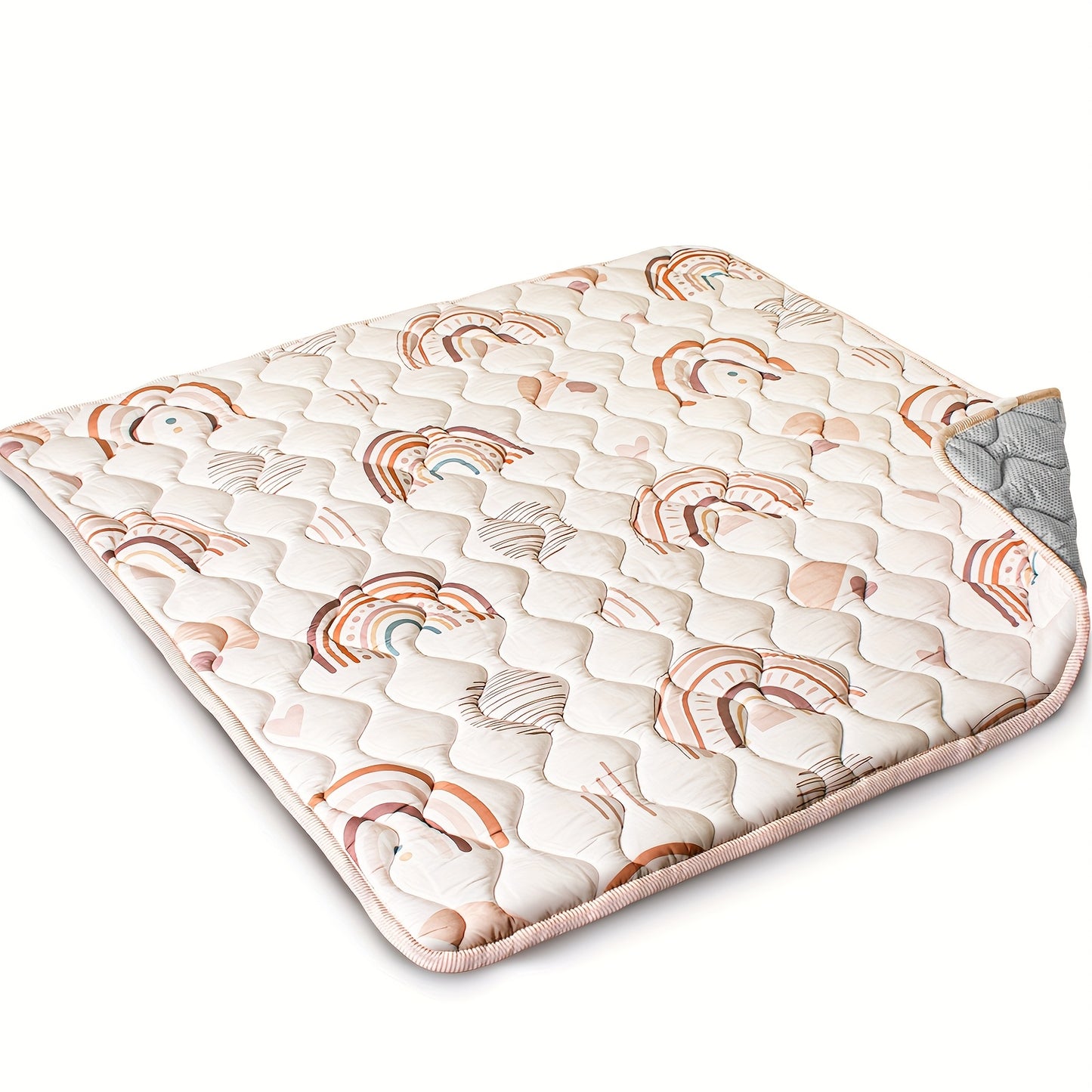 Primlect Baby Play Mat 50x50 Four Sided Alphabet Numbers Anti Slip Crawling Gym For Baby