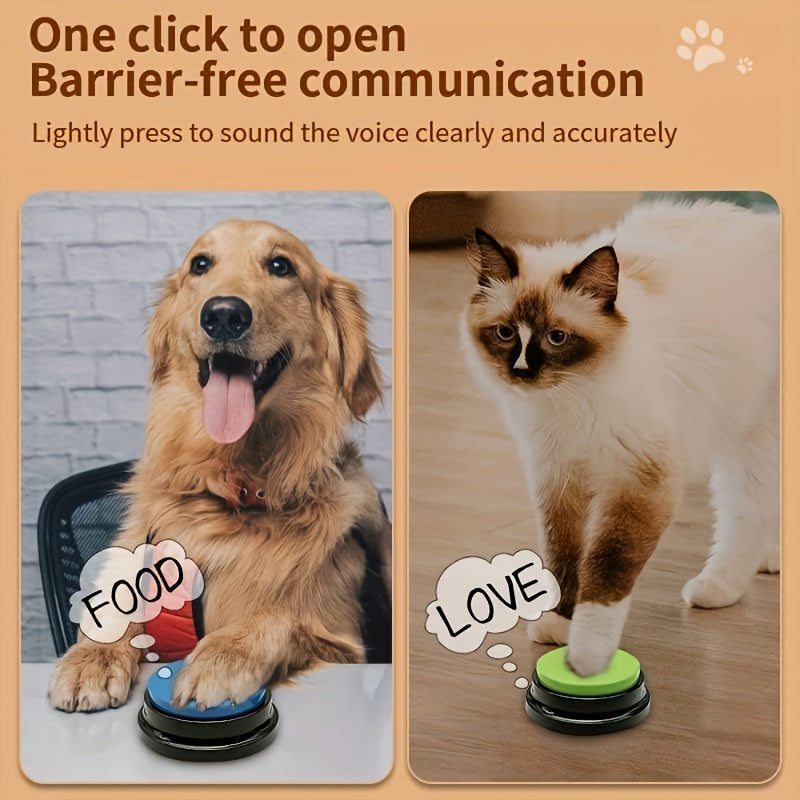 Dog Talking Button 6 Command Training Device for Easy Pet Communication and Training