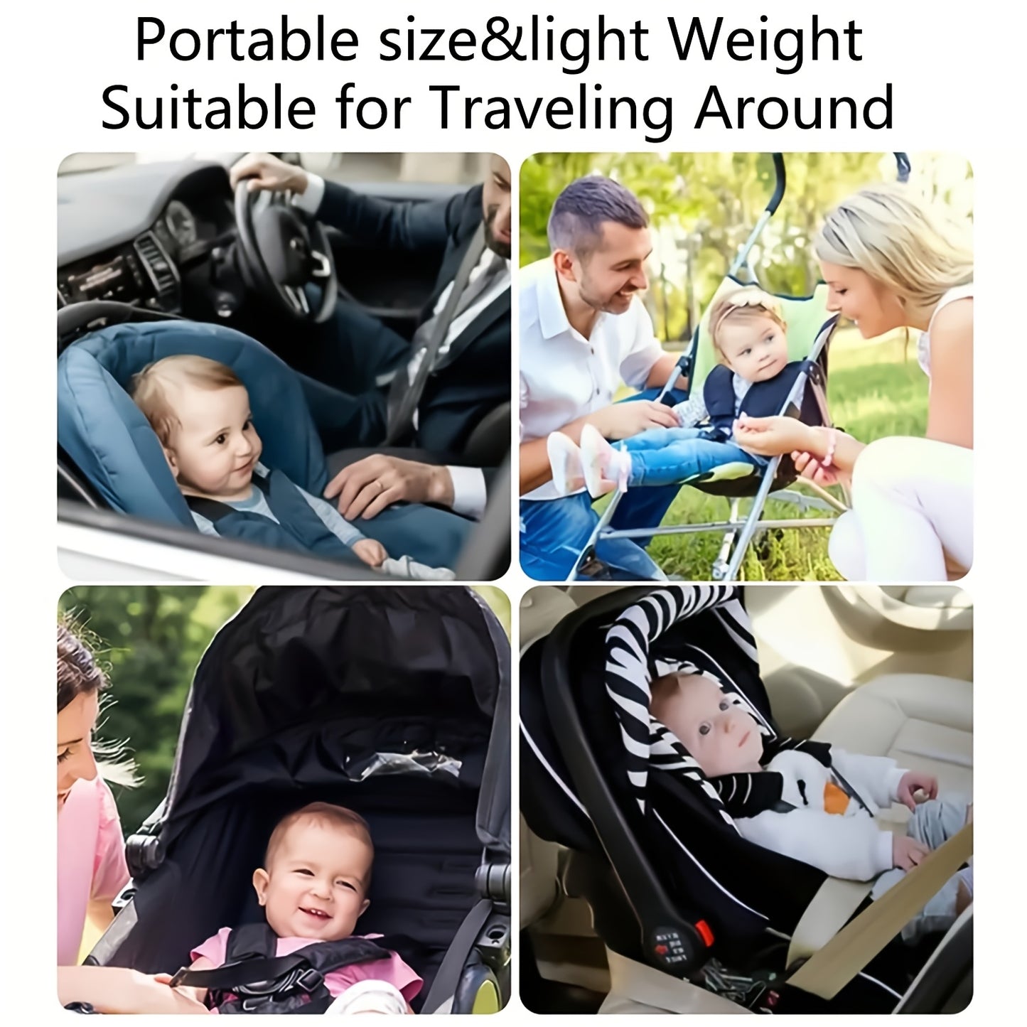 1pc Baby Stroller Safety Pillow with Cute Bear Design - Soft Polyester Material, Multiple Use for Car Seat & Stroller, Supportive Head & Neck Protection, Prevents Wobble, Deformation-Free After Use, Stroller Accessorie