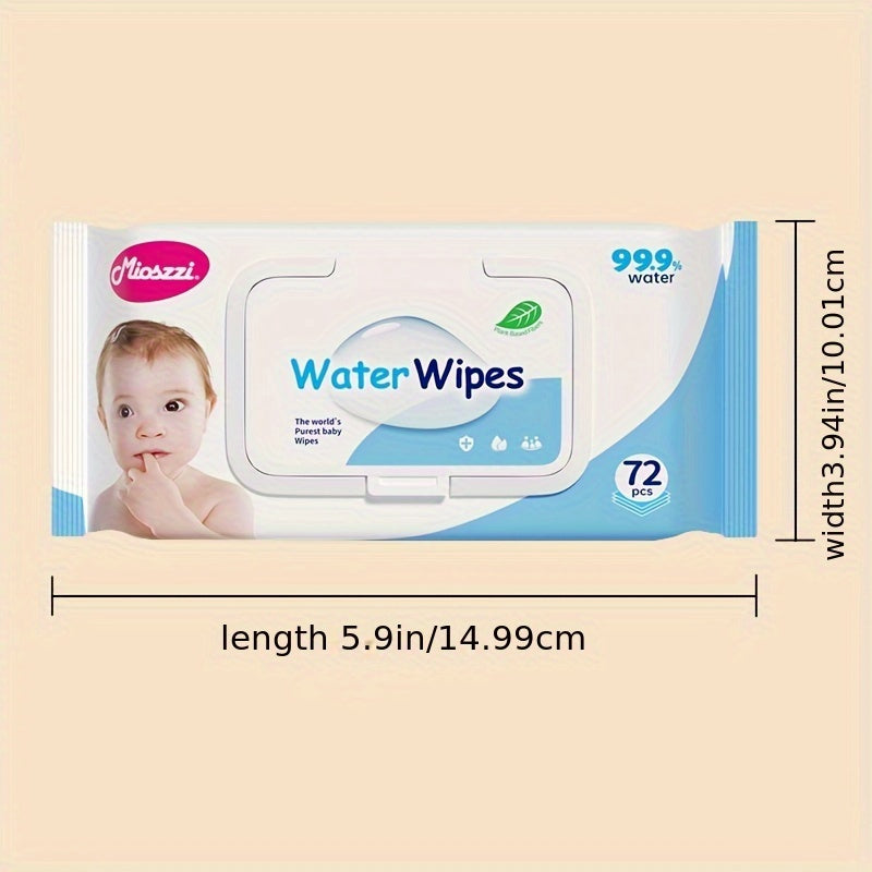 864pcs Water Wipes Pure Water Unscented & Hypoallergenic For Sensitive Skin Can Use Cleaning Wet Wipes Wipes Water Wipes 12 Packs Gifts For Family Mom - Loving Babies & Pets Shop