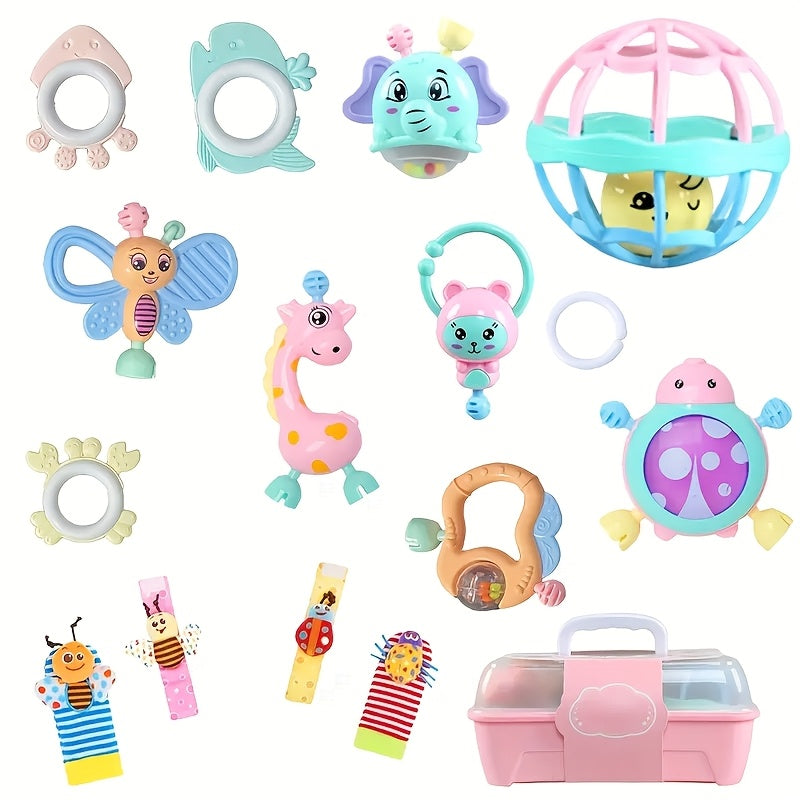 Europe Hot Baby Toys Sensory Rattle Wrist Socks Educational Gifts for Newborns and Infants