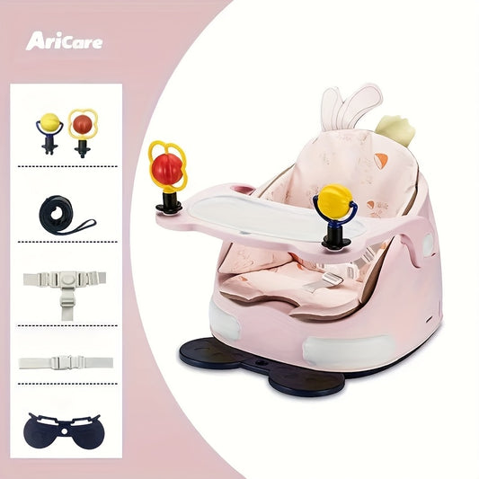 3 in 1 Portable Baby Inflatable Seat Toddler Chair with Activity and Feeding Functions