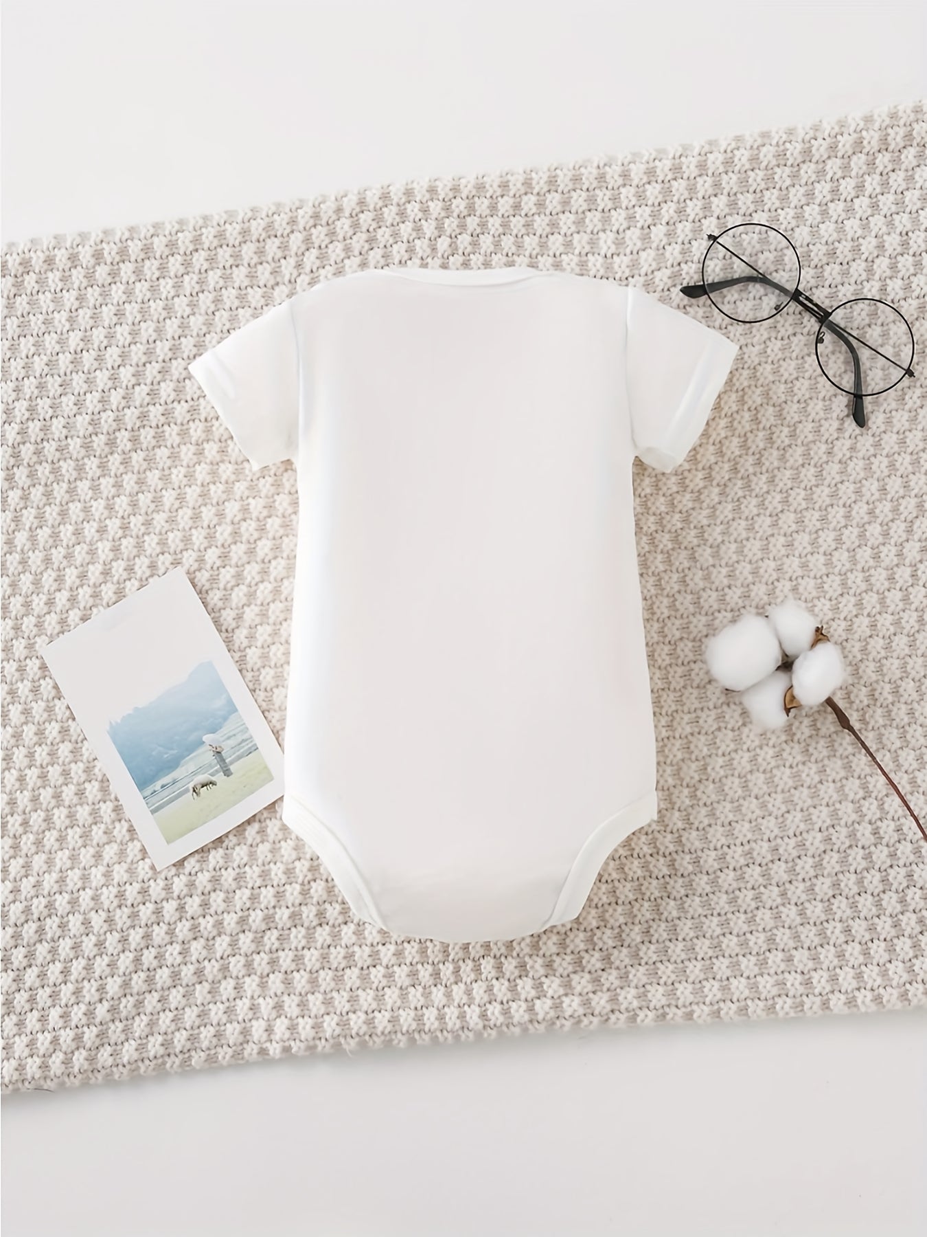 Miso Cute Print Casual Baby Romper 100 Percent Cotton Short Sleeve Jumpsuit for Boys