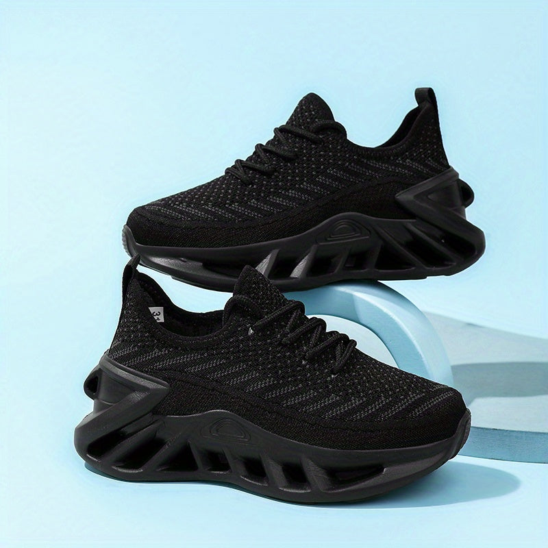 Everyday Comfort Kids Knit Sneakers Breathable Sports Shoes for Boys and Girls