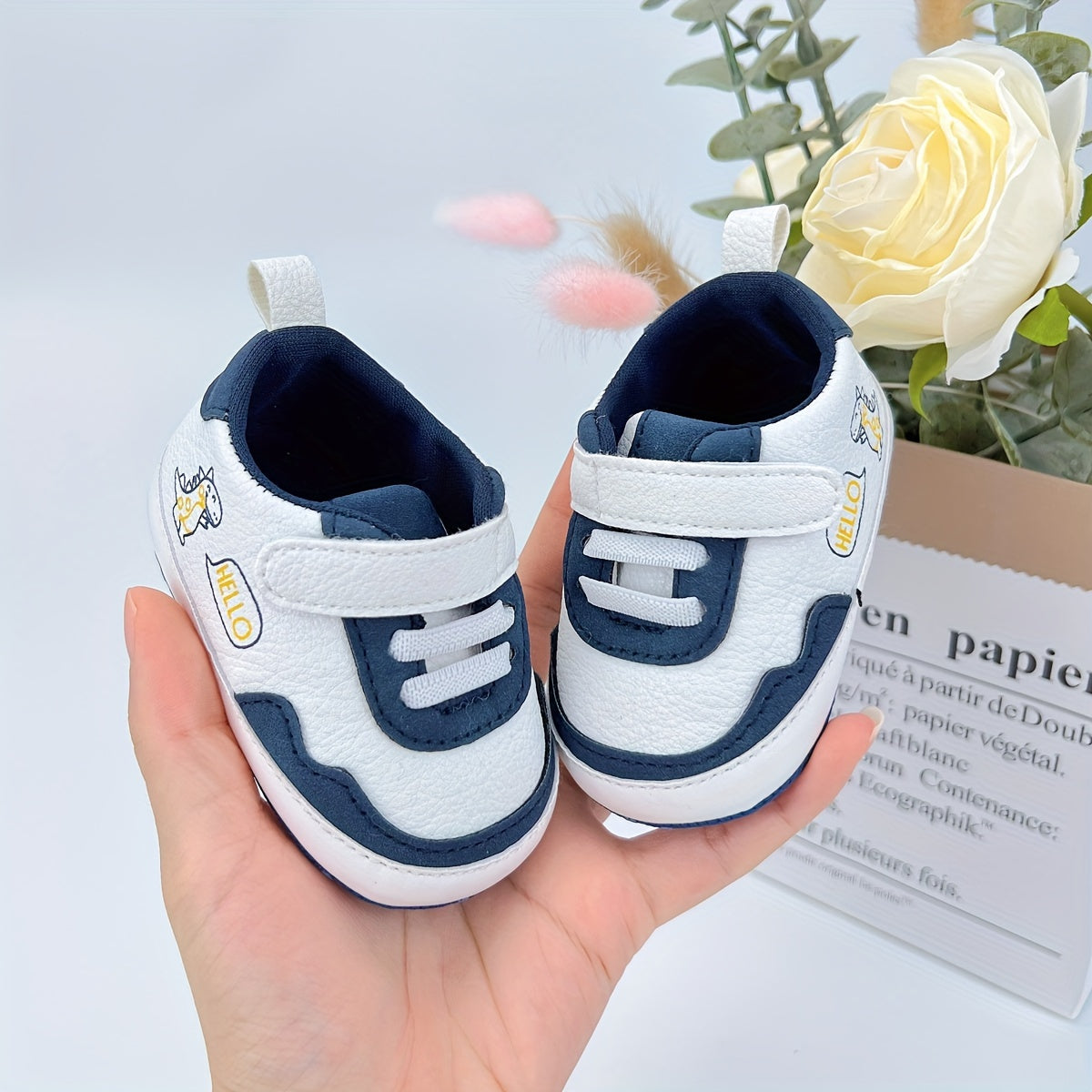 Adorable Cartoon-Themed Soft Sole Baby Boys Shoes for First Steps 0-12 Months