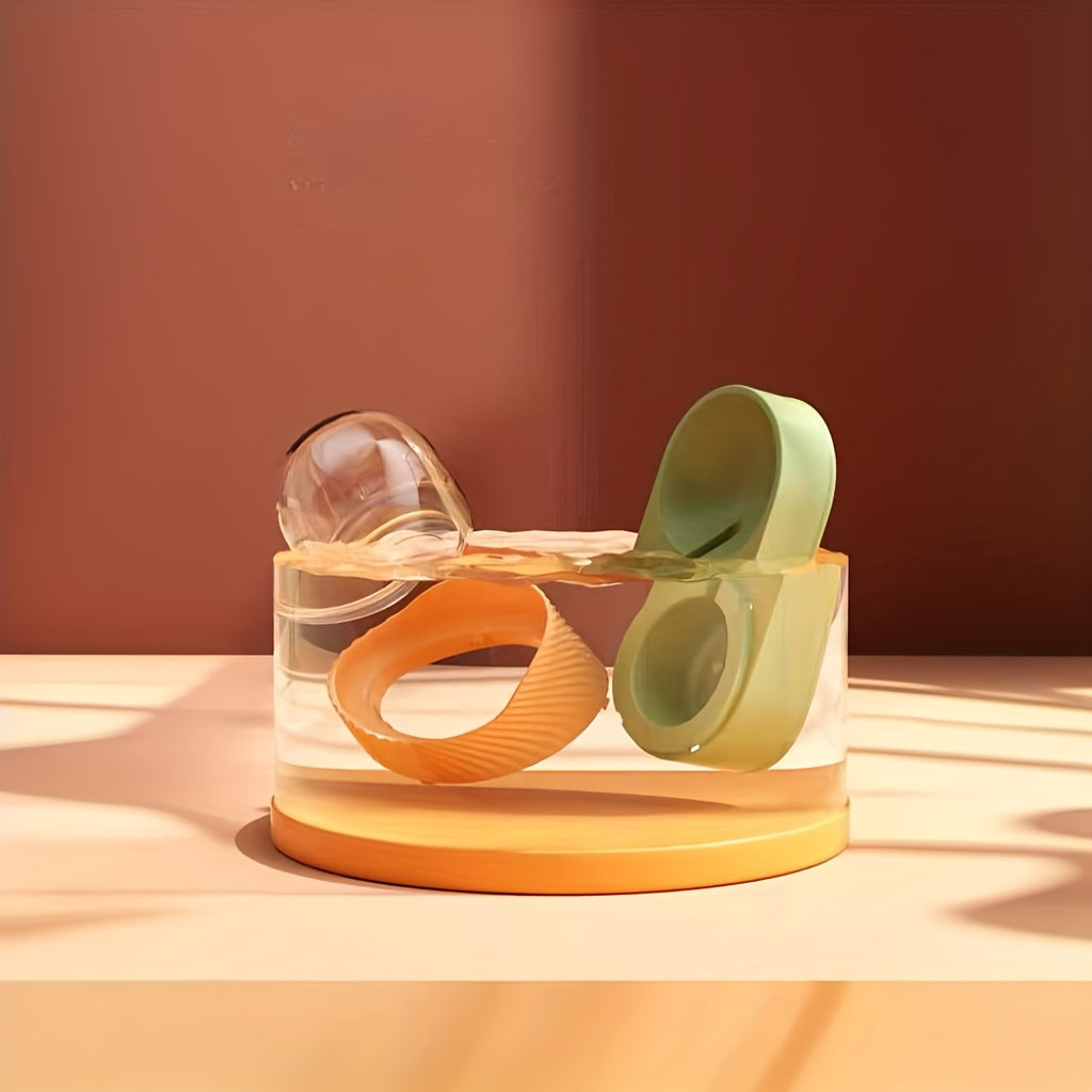 2-in-1 Automatic Pet Food Feeder and Water Dispenser with Detachable Anti-Slip Design