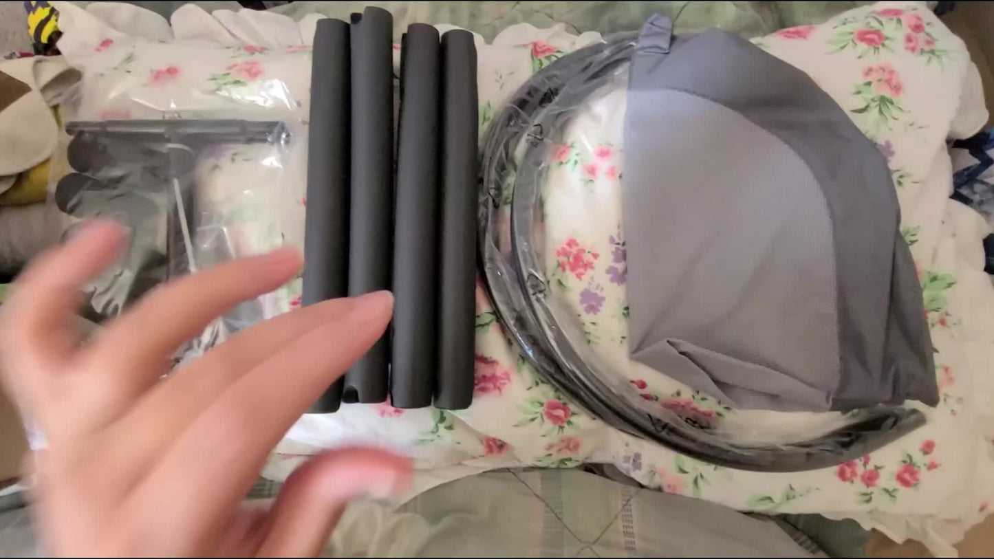 Elevated Pet Bed for Large Cats and Small Dogs with Removable Washable Mesh Oval Design