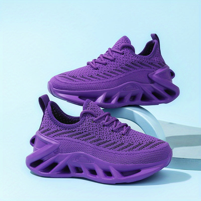 Everyday Comfort Kids Knit Sneakers Breathable Sports Shoes for Boys and Girls