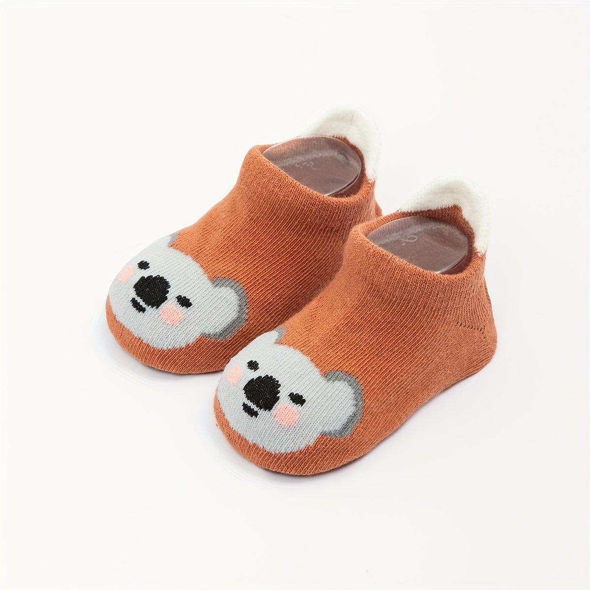 6pairs Boys Girls Kids Cartoon Animal Pattern Cute Socks Shoes, Anti-skid Socks With Dot Glue, Toddlers Children'S Trendy Floor Socks