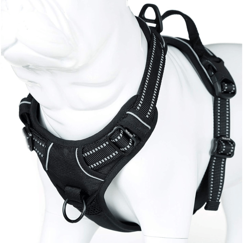 Soft Front Dog Harness Best Reflective No Pull Design with Convenient Handle