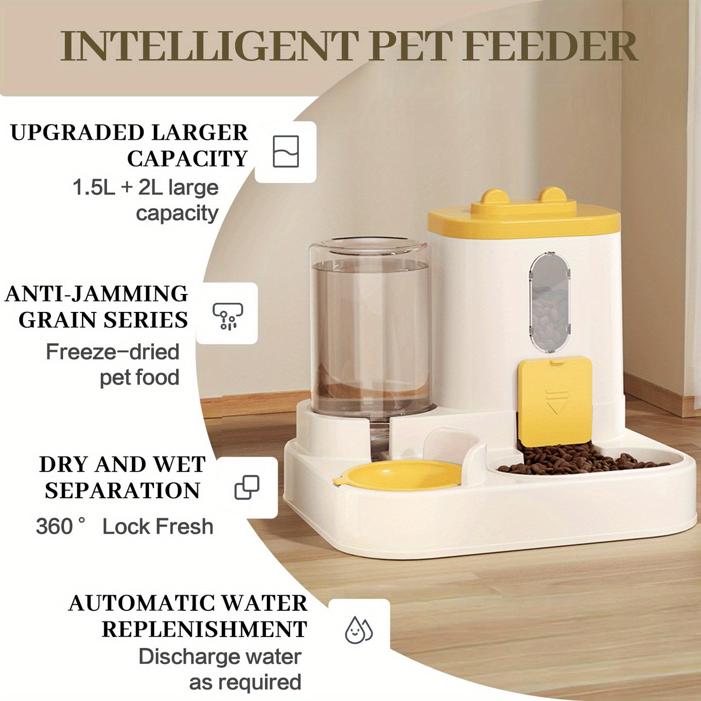 Automatic Pet Feeder for Cats and Dogs with Precise Control and Scientific Feeding
